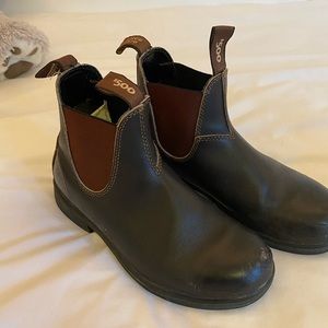 Brown leather used blundstone womens 7.5 recently resoled